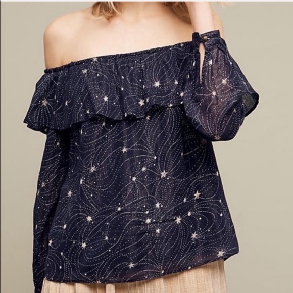 Anthropologie Tops - Anthropologie Floreat Starlit Off the Shoulder Top